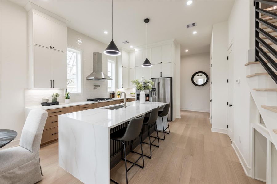 Furnished interior view inside a new home in , Houston (Image 6).