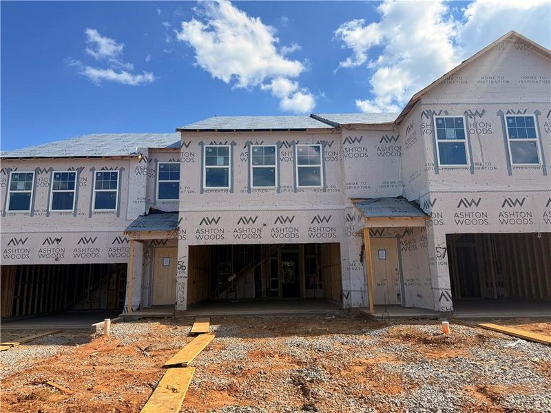 In-progress construction of a new home in Leydenview, Mableton, GA (Image 36).