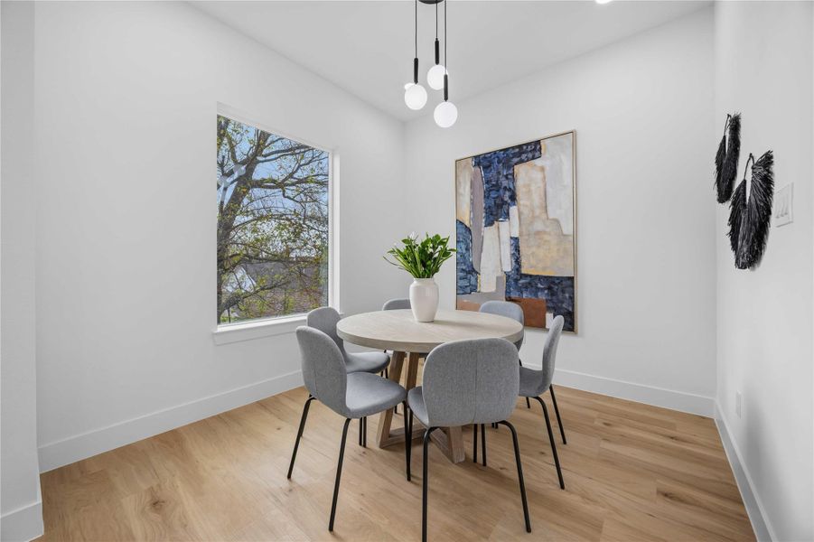 Furnished interior view inside a new home in , Houston (Image 12).