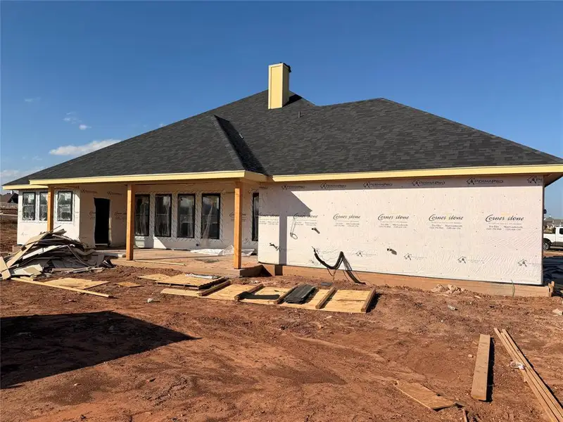 In-progress construction of a new home in , Abilene, TX (Image 2).