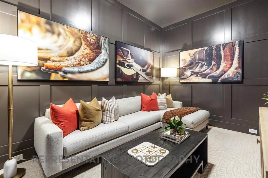 Furnished interior view inside a new home in Ridge Crossing, Waxahachie (Image 37).