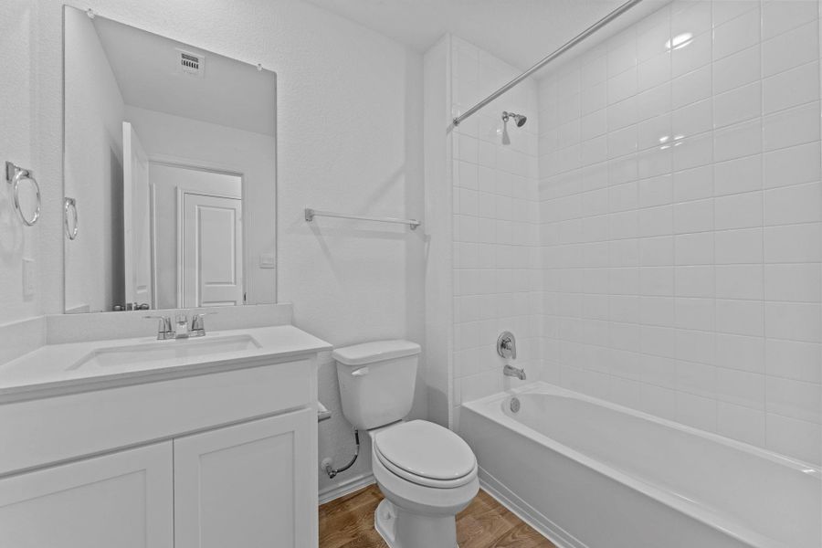 Furnished interior view inside a new home in Valverde, Bastrop (Image 8).