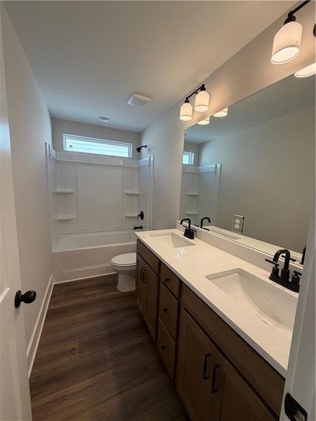 Furnished interior view inside a new home in Villas at Dawsonville, Dawsonville (Image 4).