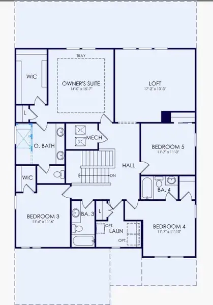 2D floor plan layout of this home in Linden Grove, Powder Springs, GA (Image 3). 2D floor plan layout of this home in Linden Grove, Powder Springs, GA (Image 3).