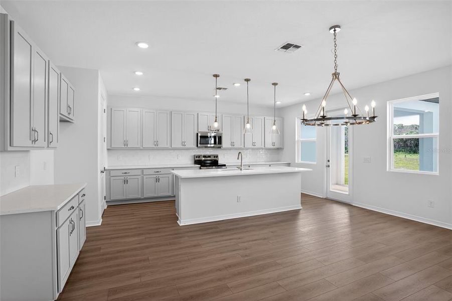 Furnished interior view inside a new home in Sunbrooke, St. Cloud (Image 7).
