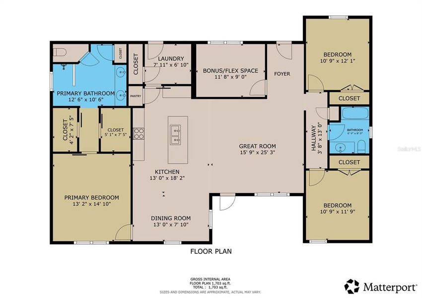 2D floor plan layout of this home in , Mulberry, FL (Image 5). 2D floor plan layout of this home in , Mulberry, FL (Image 5).