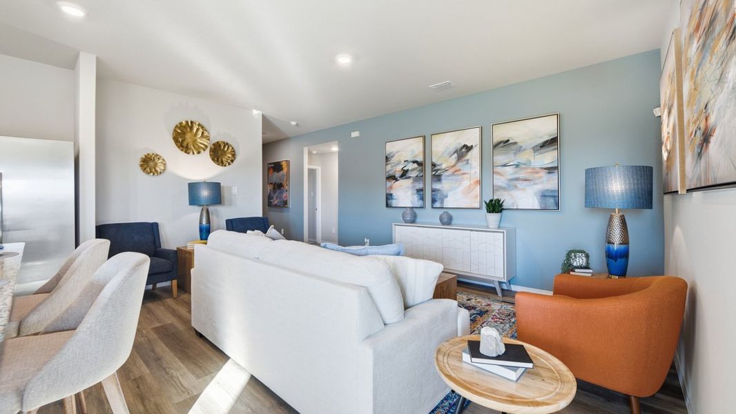 Furnished interior view inside a new home in Hickory Grove, Krum (Image 16).