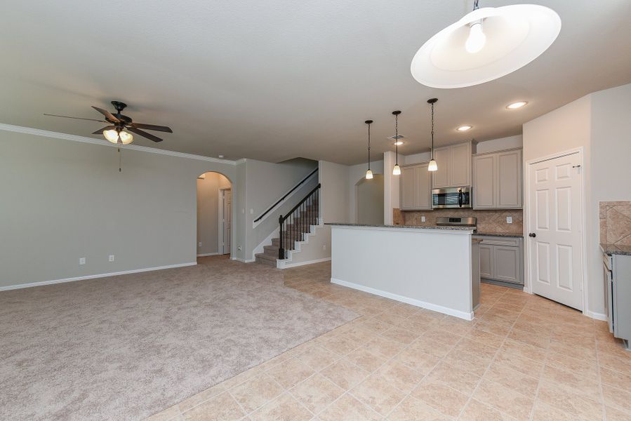 Representative furnished interior of a home built from the Floor Plan 2201 by Colina Homes in Grand Magnolia, Magnolia (Image 11).