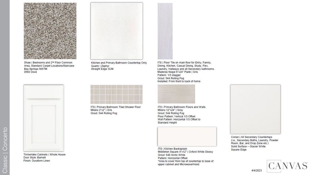 Sample of building materials used in homes in Veranda Oaks, Port St. Lucie (Image 22).
