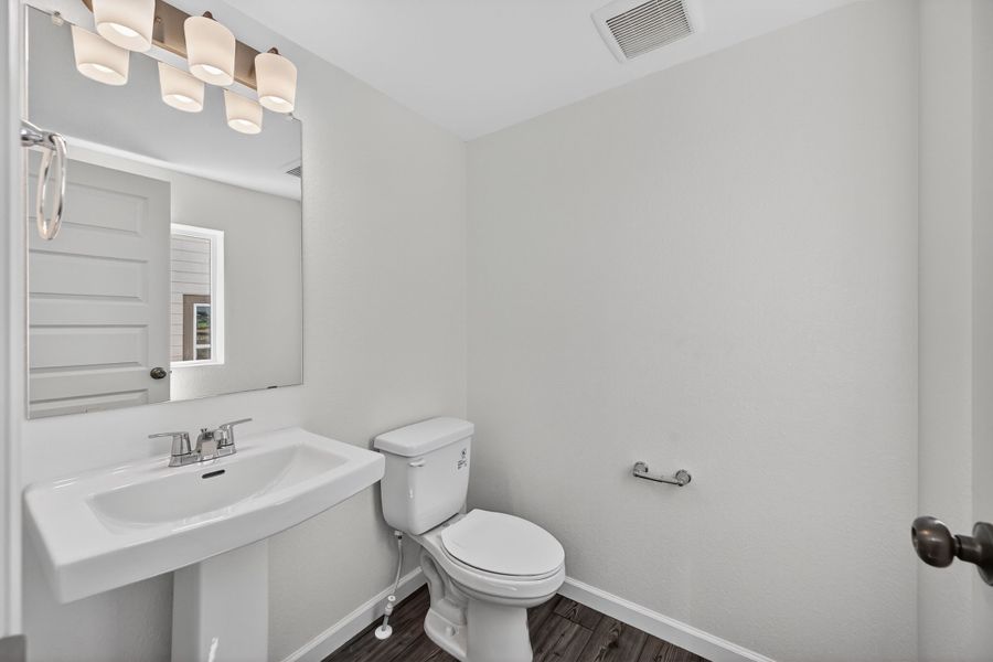 Furnished interior view inside a new home in Sky Ranch, Aurora (Image 8).