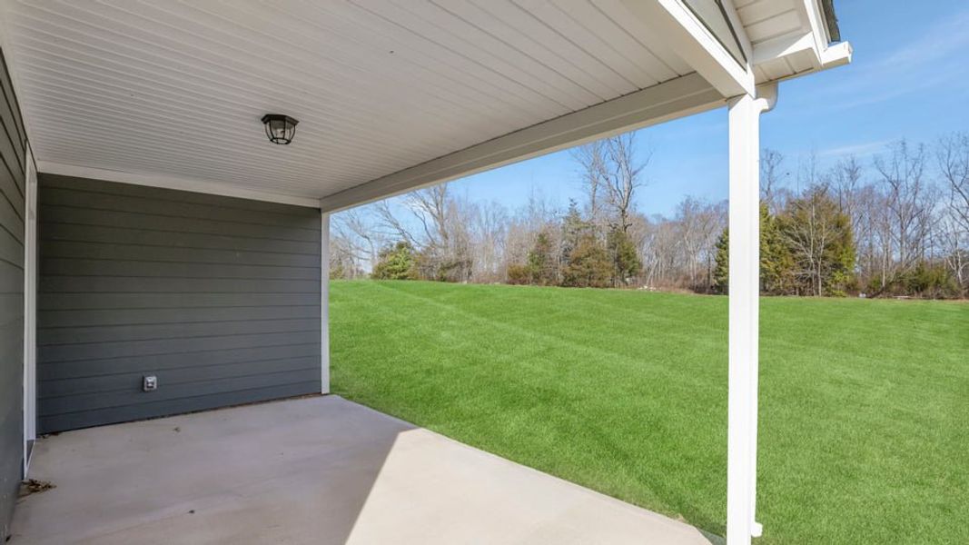 Exterior details and patio area of a home in Arrowood Acres, Enoree (Image 2). Exterior details and patio area of a home in Arrowood Acres, Enoree (Image 2).