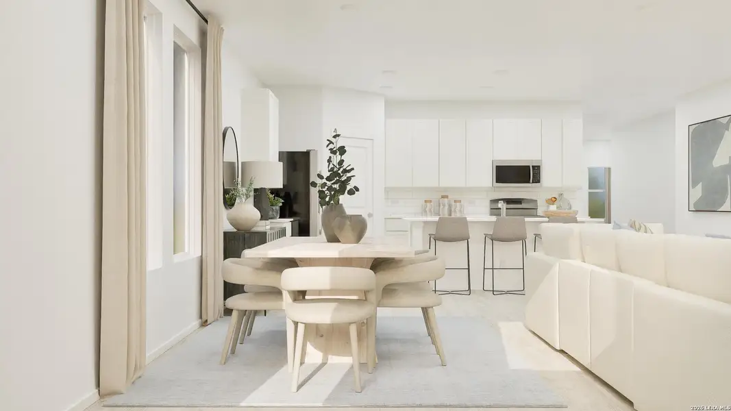 Furnished interior view inside a new home in Stone Garden, Elmendorf (Image 17).