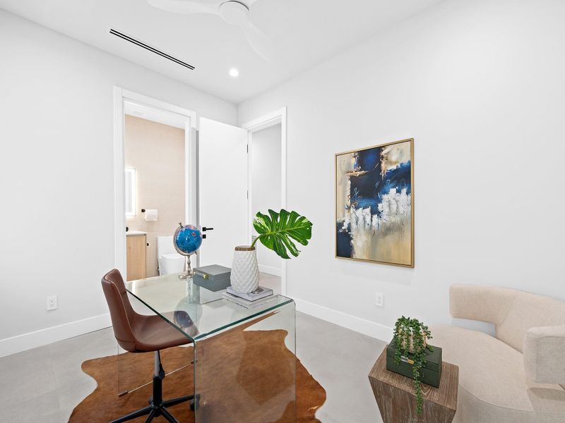 Furnished interior view inside a new home in , Fort Lauderdale (Image 9). Furnished interior view inside a new home in , Fort Lauderdale (Image 9).