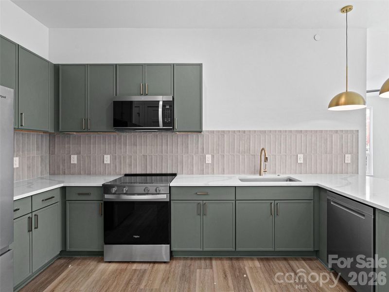 Furnished interior view inside a new home in , Asheville (Image 10).
