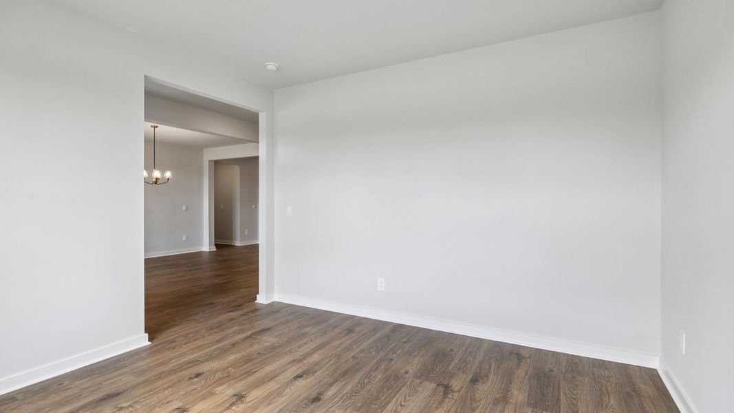 Representative unfurnished interior of a home built from the Holden by D.R. Horton in Harvest Point, Spring Hill (Image 46).