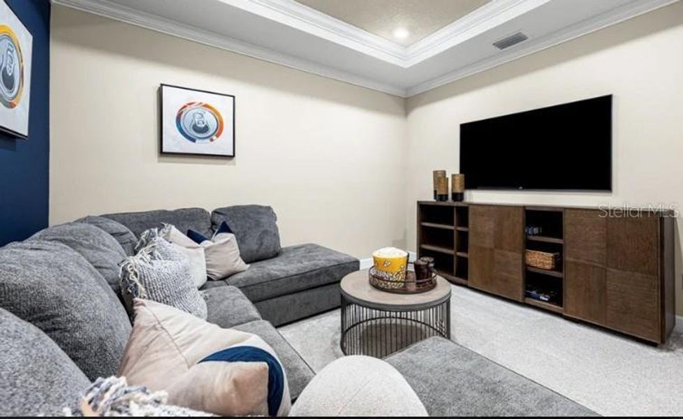 Furnished interior view inside a new home in Victoria Lakes, Odessa (Image 14). Furnished interior view inside a new home in Victoria Lakes, Odessa (Image 14).