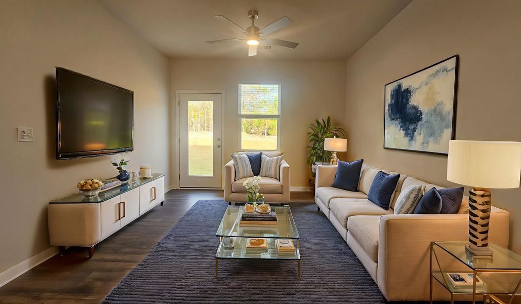 Furnished interior view inside a new home in The Falls, Blythewood (Image 7). Furnished interior view inside a new home in The Falls, Blythewood (Image 7).