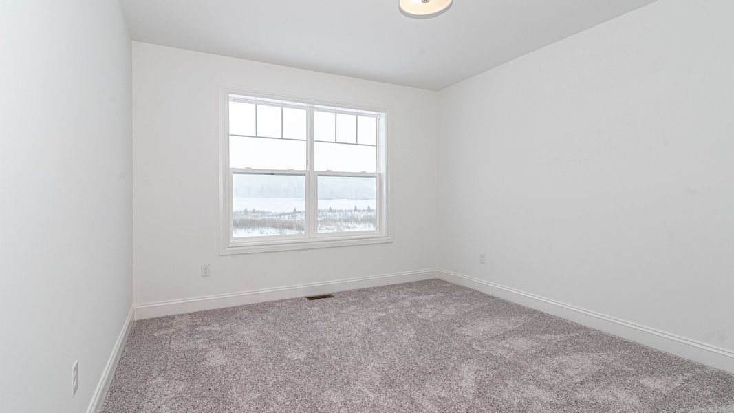 Representative unfurnished interior of a home built from the The Briarhaven III Side Entry by Norfolk Homes in Fosdick Glen of Saline, Saline (Image 42).