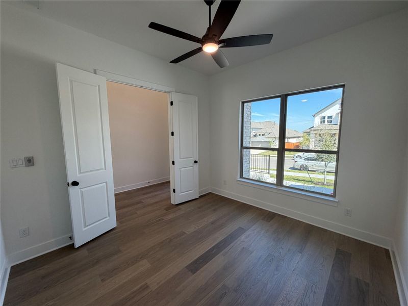 French doors in Study