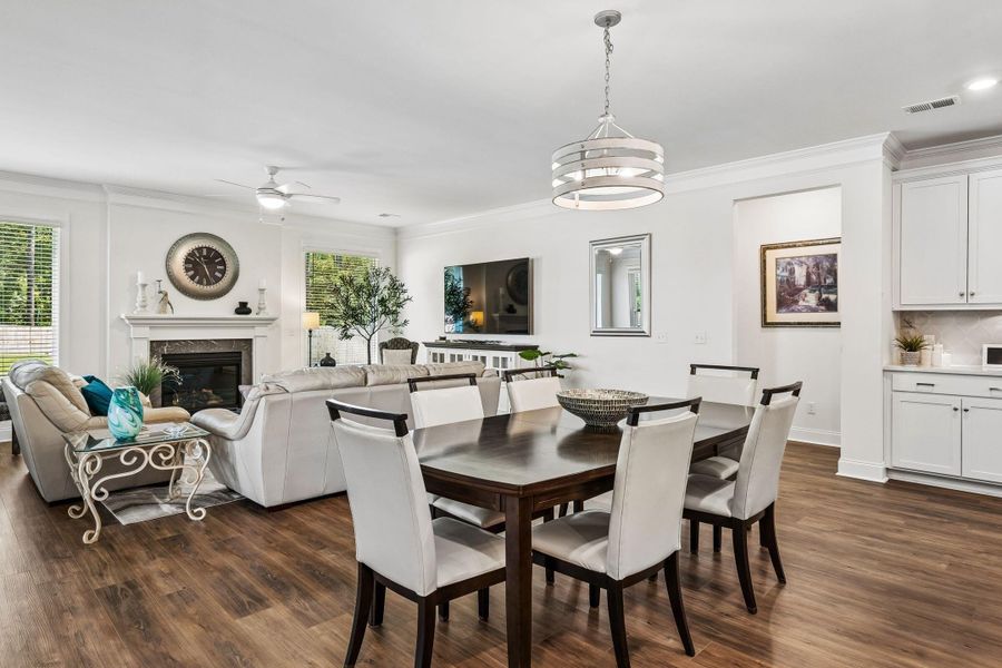 Furnished interior view inside a new home in , Huger (Image 10).