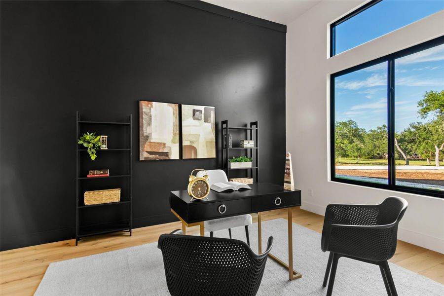 Furnished interior view inside a new home in , Dripping Springs (Image 10). Furnished interior view inside a new home in , Dripping Springs (Image 10).