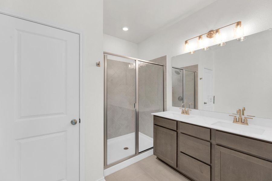 Furnished interior view inside a new home in Retreat at San Gabriel, Georgetown (Image 7).