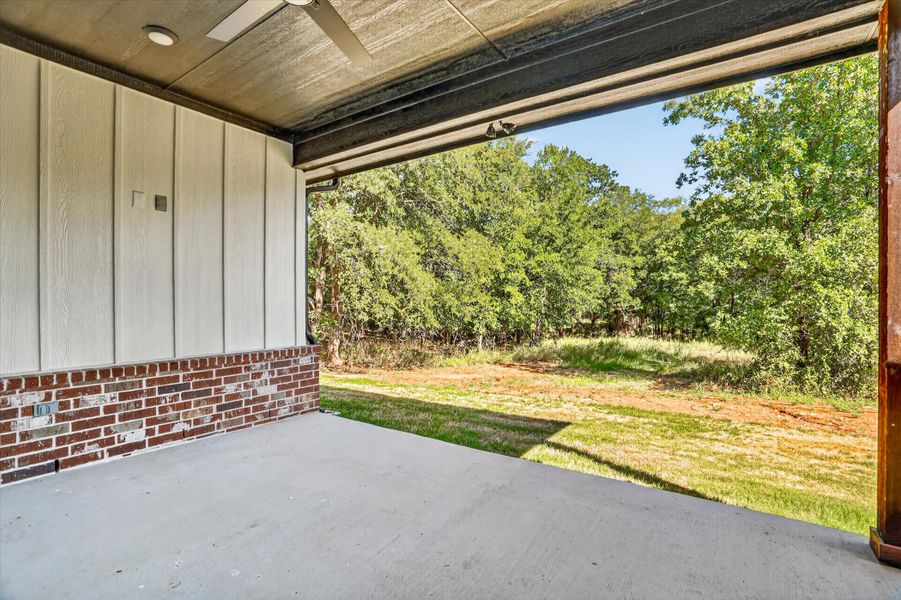 Exterior details and patio area of a home in Cartwright Ranch, Weatherford (Image 3). Exterior details and patio area of a home in Cartwright Ranch, Weatherford (Image 3).