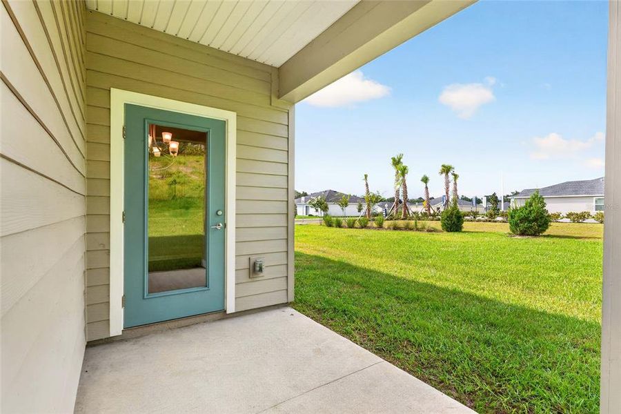 Exterior details and patio area of a home in , Alachua (Image 27).