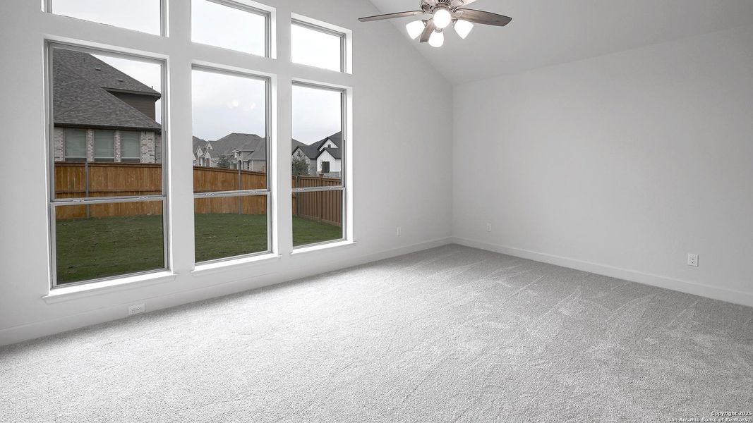 Spacious, unfurnished interior of a new home in Mayfair 60', New Braunfels (Image 17). Spacious, unfurnished interior of a new home in Mayfair 60', New Braunfels (Image 17).