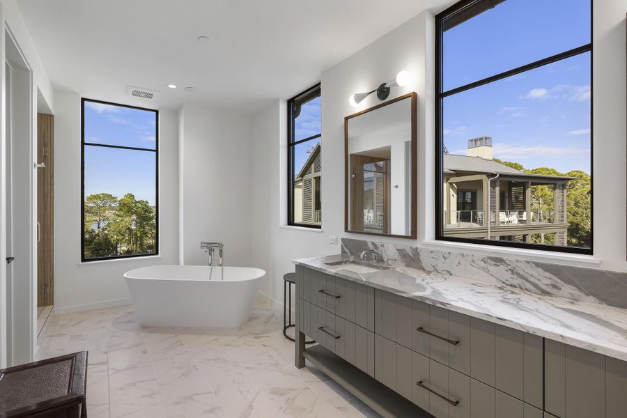 Furnished interior view inside a new home in , Kiawah Island (Image 13). Furnished interior view inside a new home in , Kiawah Island (Image 13).