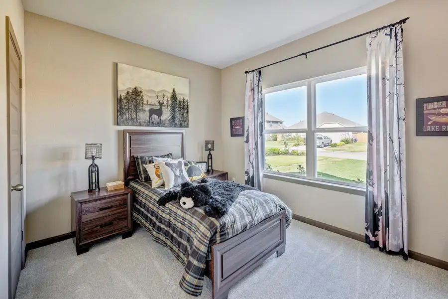 Furnished interior view inside a new home in Enclave at Willis 50's, Willis (Image 3).