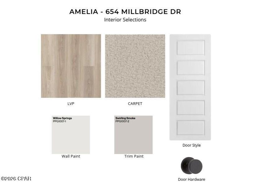 Sample of building materials used in homes in Salt Grass at Ward Creek, Panama City Beach (Image 2). Sample of building materials used in homes in Salt Grass at Ward Creek, Panama City Beach (Image 2).