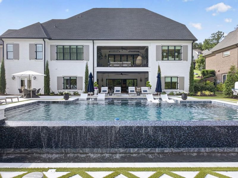 Exterior details and patio area of a home in , Braselton (Image 38).