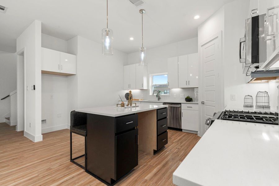 Furnished interior view inside a new home in , Houston (Image 29).