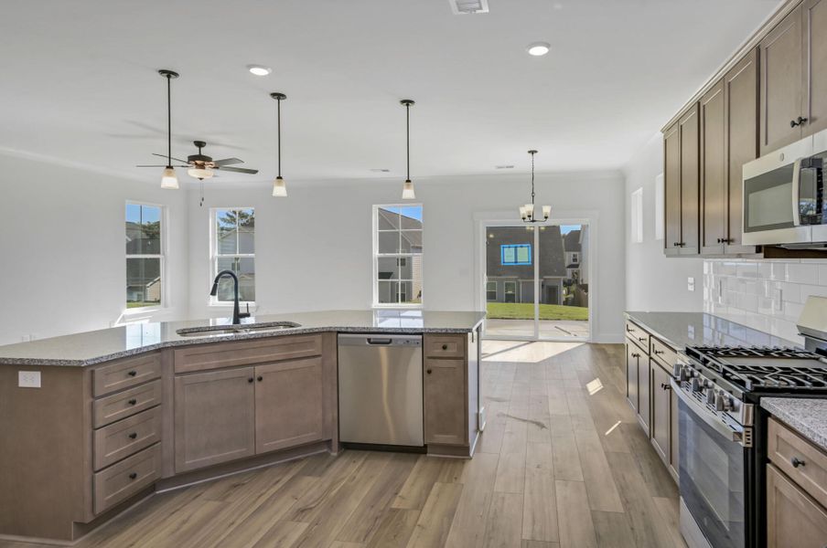 Furnished interior view inside a new home in Ashton Lakes, Lexington (Image 7).