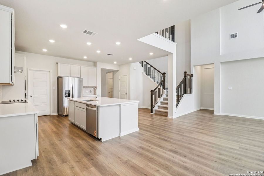 Furnished interior view inside a new home in Fox Falls, Boerne (Image 7).