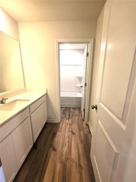 Furnished interior view inside a new home in Alcovy Trace, Lawrenceville (Image 11).