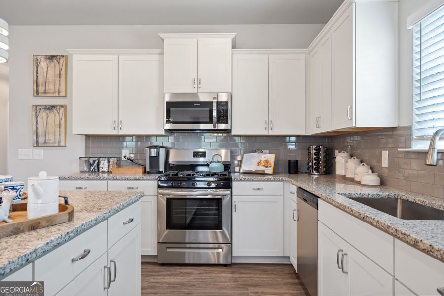 Furnished interior view inside a new home in Bryson Farms, Byron (Image 7).