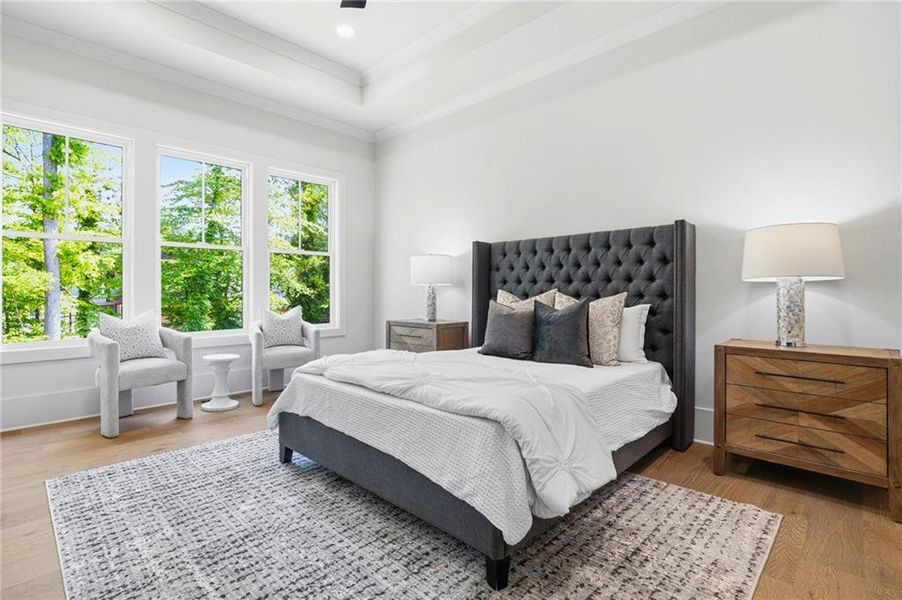 Furnished interior view inside a new home in , Atlanta (Image 8).