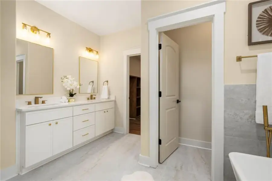 Furnished interior view inside a new home in , Snellville (Image 31).