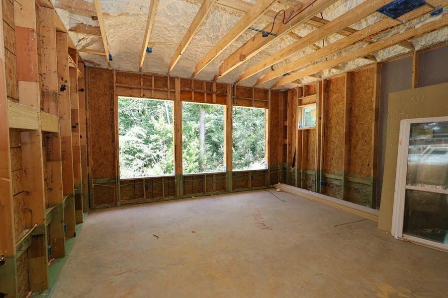In-progress construction of a new home in The Woodlands Hills - Summit Collection, Willis, TX (Image 33). In-progress construction of a new home in The Woodlands Hills - Summit Collection, Willis, TX (Image 33).