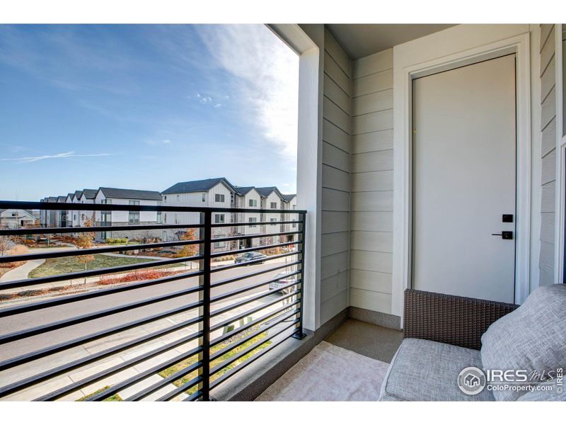 Covered Front Deck faces East for morning coffee. Access to large storage closet.