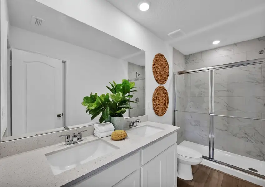 Get ready for your day in the master bathroom Get ready for your day in the master bathroom