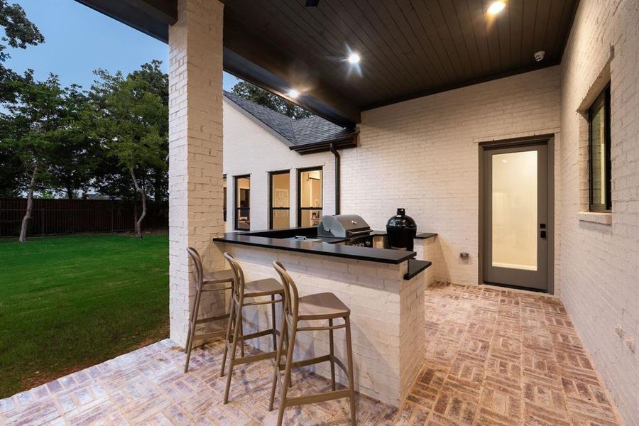 Exterior details and patio area of a home in , Copper Canyon (Image 3). Exterior details and patio area of a home in , Copper Canyon (Image 3).