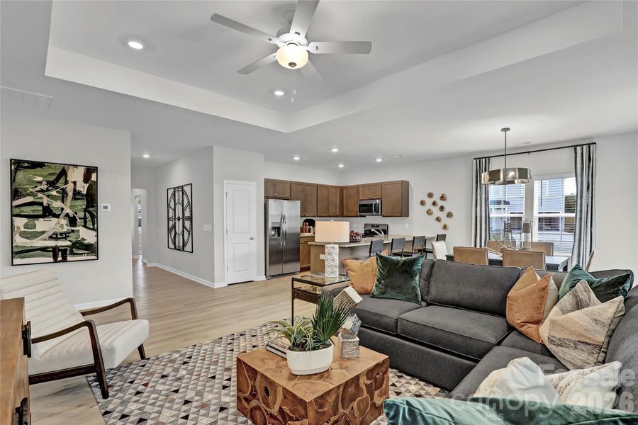 Furnished interior view inside a new home in Piper Creek, Newton (Image 10).