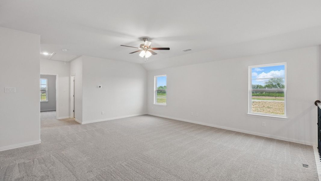 Furnished interior view inside a new home in Bel Air Village, Sherman (Image 26). Furnished interior view inside a new home in Bel Air Village, Sherman (Image 26).