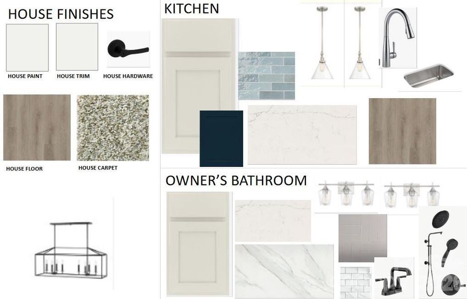 Sample of building materials used in homes in The River District – Excursion Collection, Charlotte (Image 3).