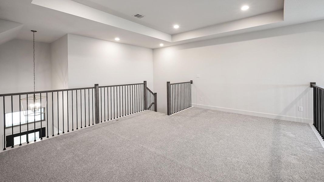 Spacious, unfurnished interior of a new home in 6 Creeks 50', Kyle (Image 18).