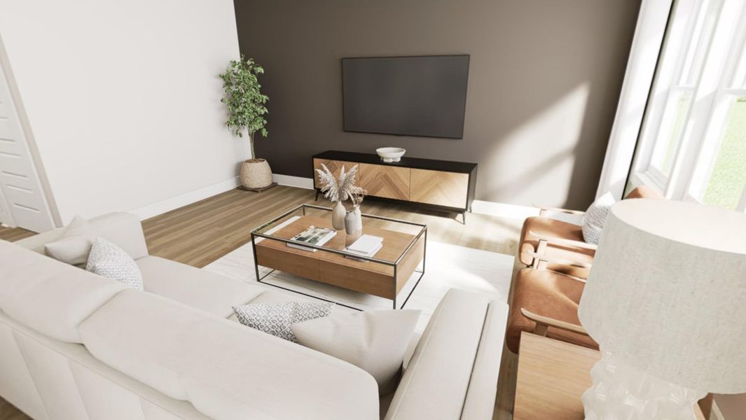Furnished interior view inside a new home in Golden Gate, High Point (Image 8).