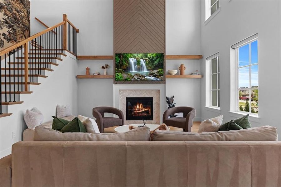 Furnished interior view inside a new home in , Frisco (Image 17).